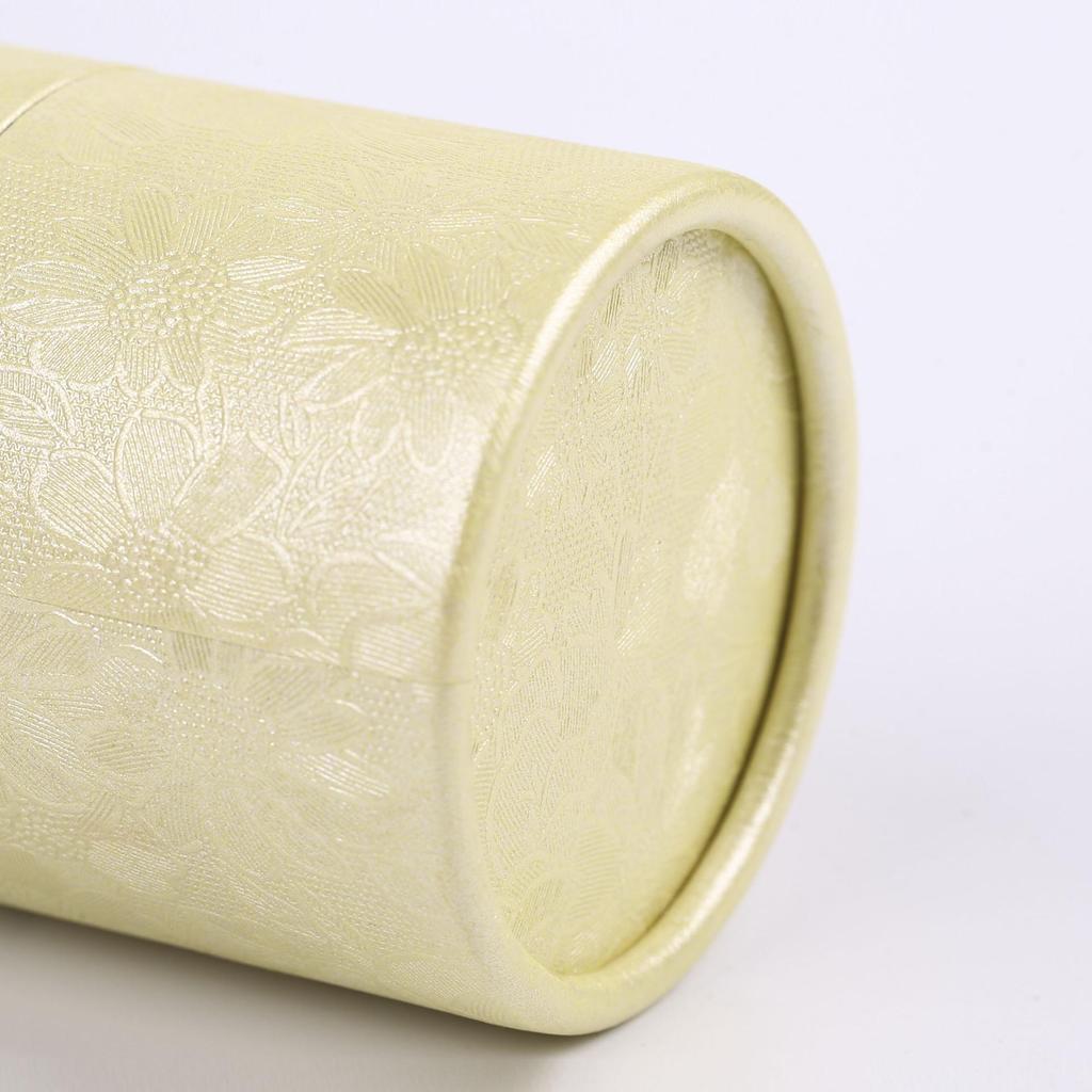 Essential Oil Bottle Paper Tube - Kraft Round Perfume and Cosmetics Gift Box