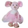 Adorable Pink Ballet Mouse Plush Doll - Zodiac Rat Gift for Girls & Claw Machine Prize