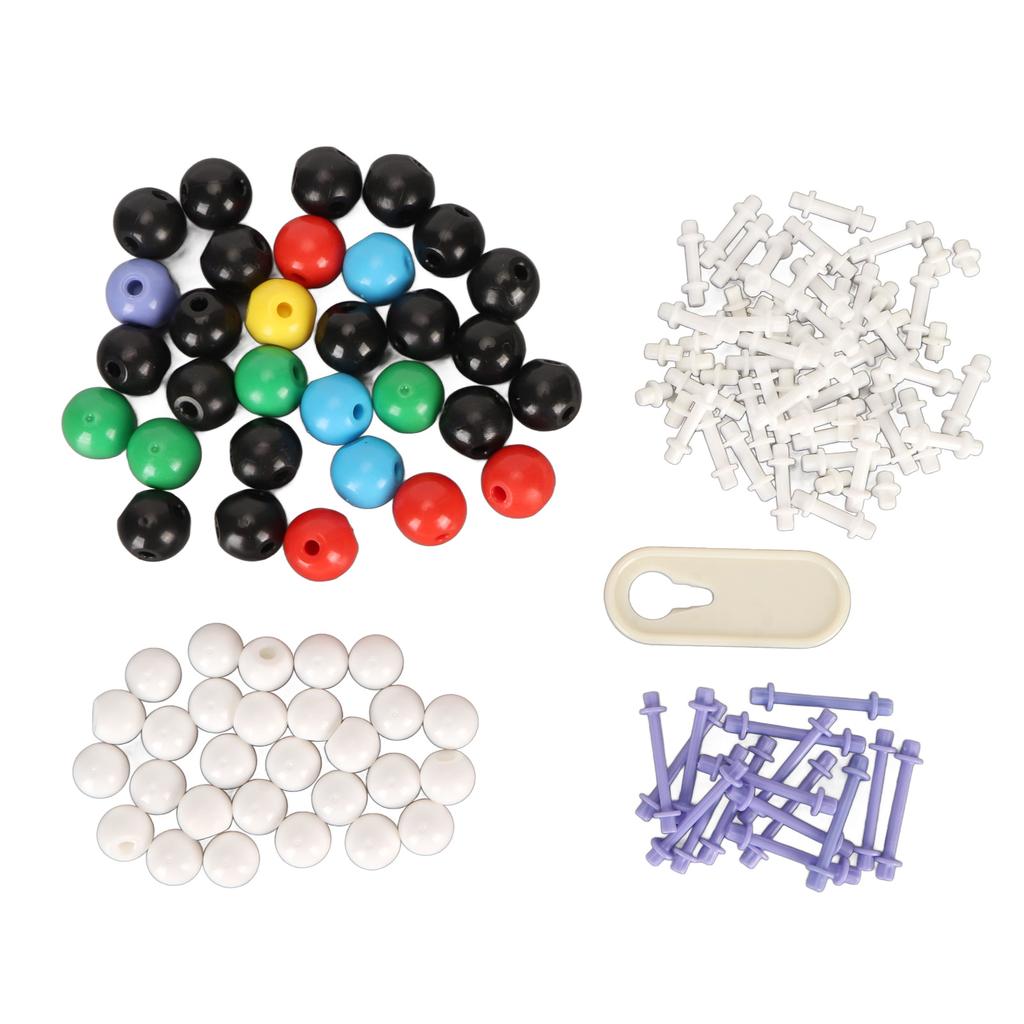 136PCS Organic Chemistry Molecular Model 59 Atoms 76 Links 1 Link Remover Tool Molecular Structure Modeling Kit for