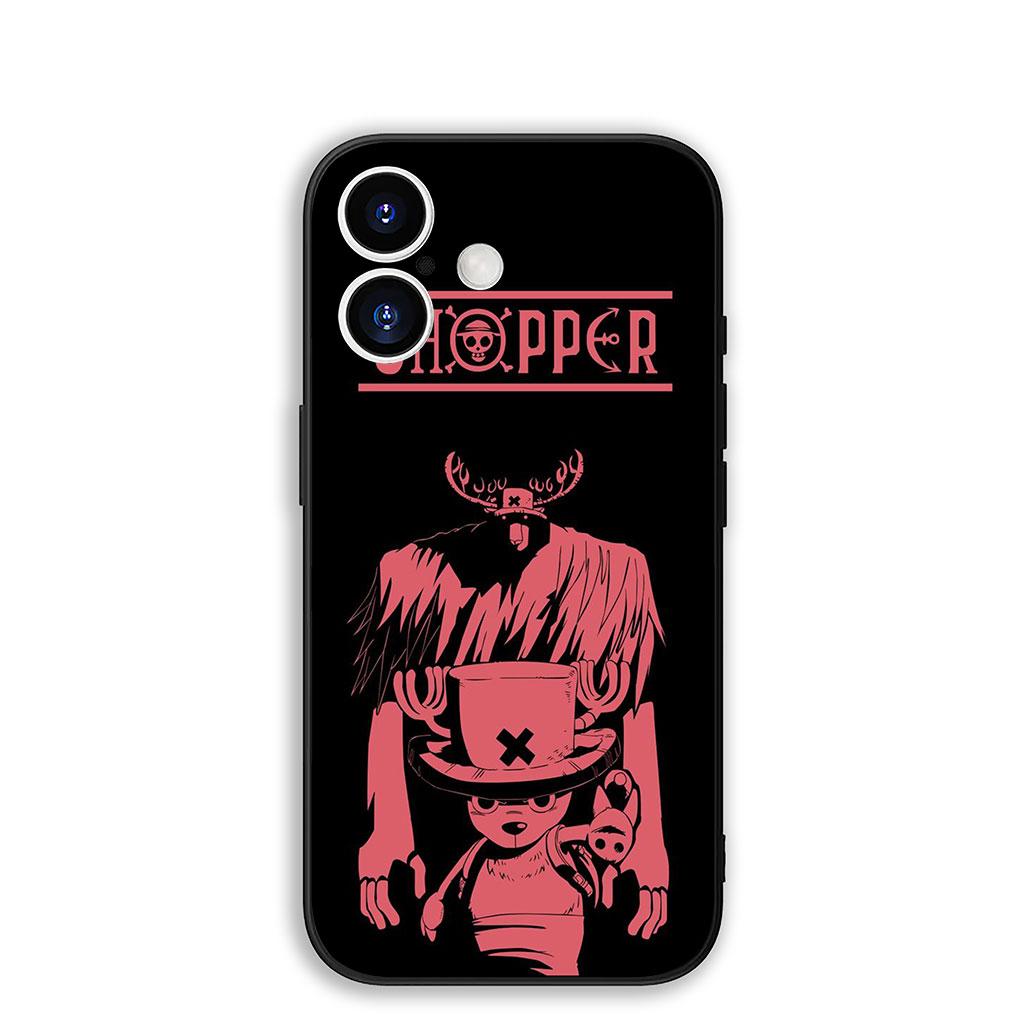 

Cover for Apple iPhone 17 16 Plus 13 12 Pro Max Mini X XR Xs ProMax 16E 15+ 17+ Air Phone Case One Pieces Tony Chopper Luffy iPhone 16