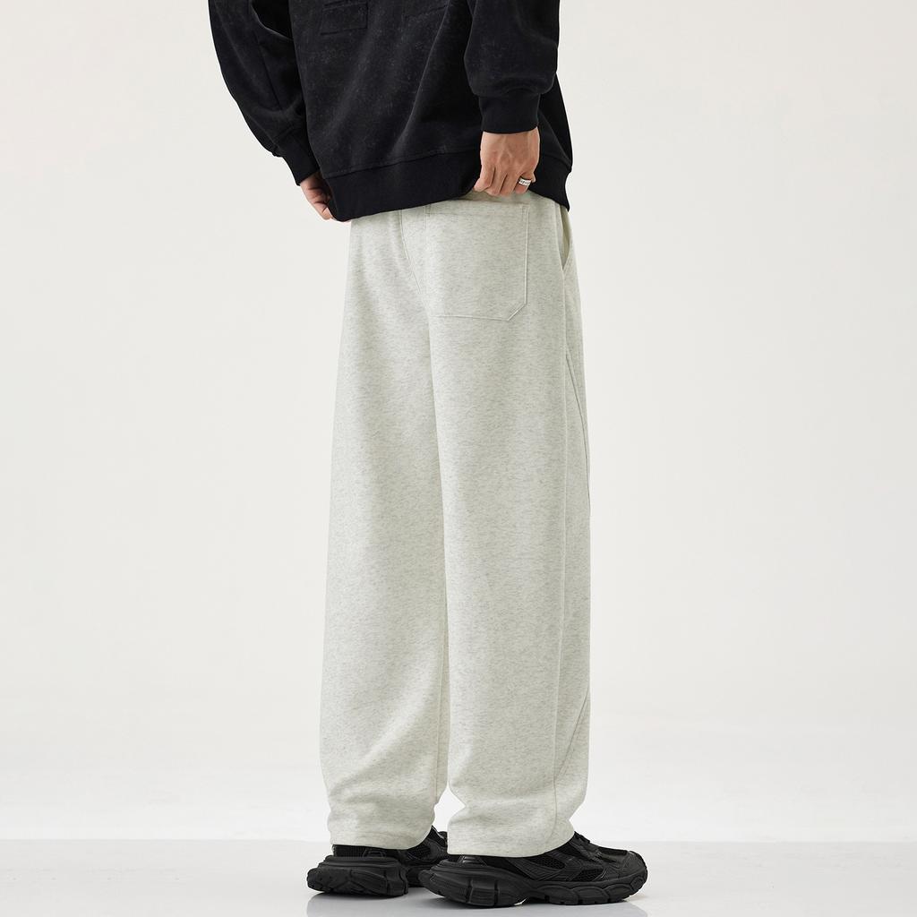 American Trendy Brand Loose Wide-leg Small Scimitar Sweatpants Men's Autumn New Drape Elastic Waist Casual Pants