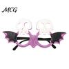 Adult Halloween Glasses Party for Kids Adults, Glitter Frame Cosplay Decoration, Funny Pumpkin Skull Ghost Bat Eyewear Accessory Favors Photo Props