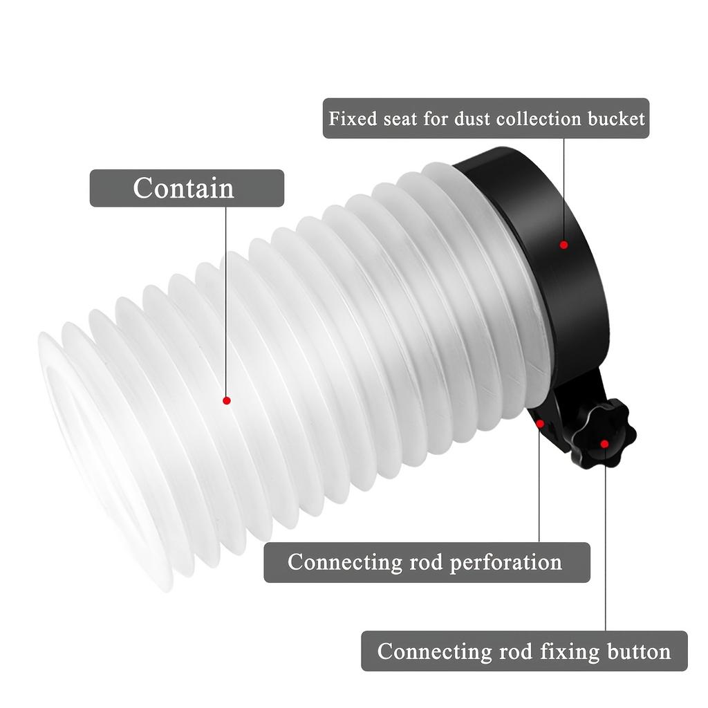 Electric Drill Dust Collector, Eelectric Drill Dust Bowl, Hole Saw Dust Cover, Drill Bit Electric Hammer Cover, Drill Bit Impact