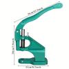 Hand-Operated Button Press & Eyelet Installation Tool