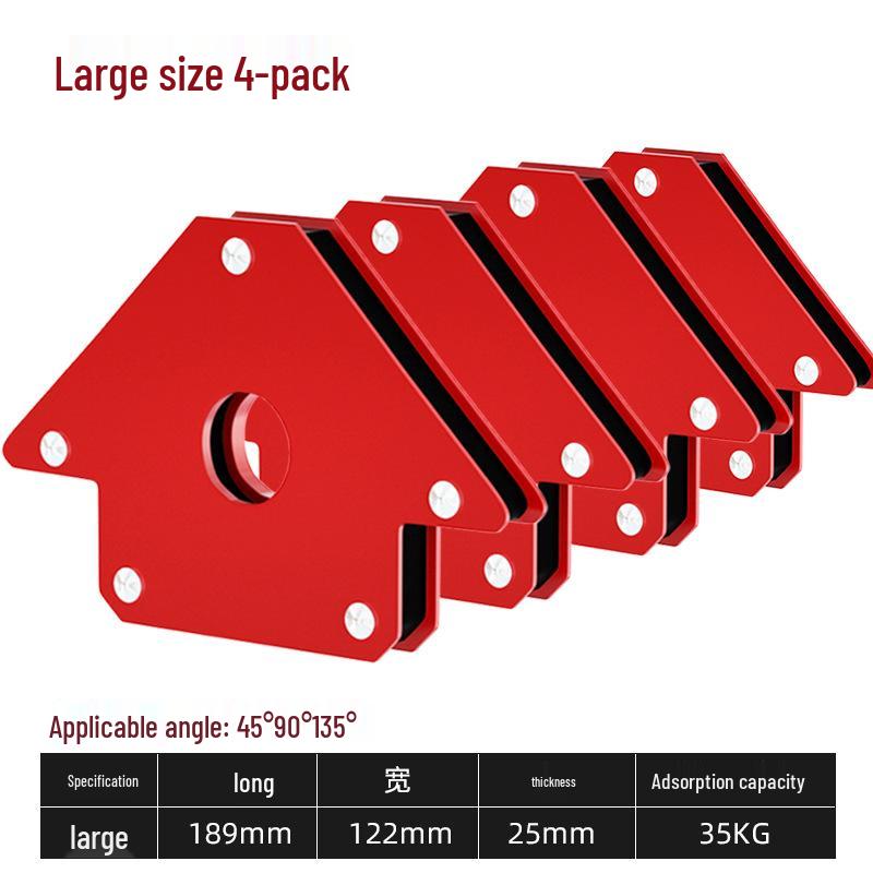 90° Electric Welding Magnet Fixture - Strong Magnetic Angle Locator