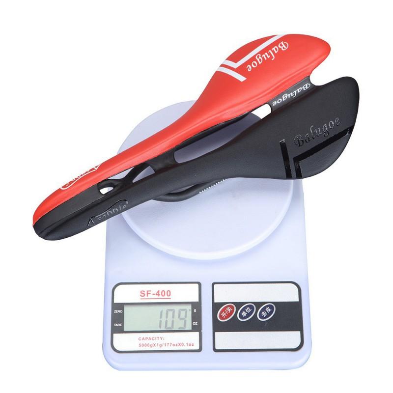 BALUGOE Carbon Fiber Bicycle Saddle Road Mountain Bikes Lightweight Ergonomic Seat With Full Base