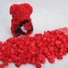 500/100PCS Artificial Rose Flowers Head DIY Red Foam Rose Heads Teddy Bear Bouquet for Valentine's Day Wedding Party Home Decor