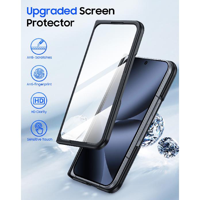 Compatible with Google Pixel 10 Pro Fold Wireless Magnetic Charging Phone Case, New Magnetic Hinge Protective Cover