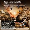 Funda de Metal para Teléfono Oatsbasf para iPhone 17 Pro Max/17 Pro con Soporte Magnético Giratorio 360° Cubierta sin Bordes de Metal de Aluminio Magsafe