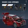 Sfylr8 Diecast 1:24 Toyota Crown Kluger Off-Road SUV Model Car Collection Simulation Sound & Light Vehicle Miniature Car Toys For Boys