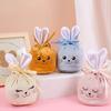 Rabbit Drawstring Gift Bags for Easter Birthday Baby Shower Party Decorations Reusable Favor Pouches and Festive Event Supplies