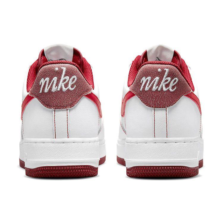 Nike Air Force 1 07 White University Red Men Sneakers Team-Red Sail DA8478-101