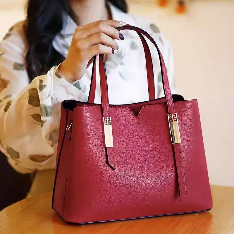 Red Wedding Bag, Bride's Bag, Mother's Bag, Large-capacity Single-shoulder, Crossbody and Hand-held Women's Bag