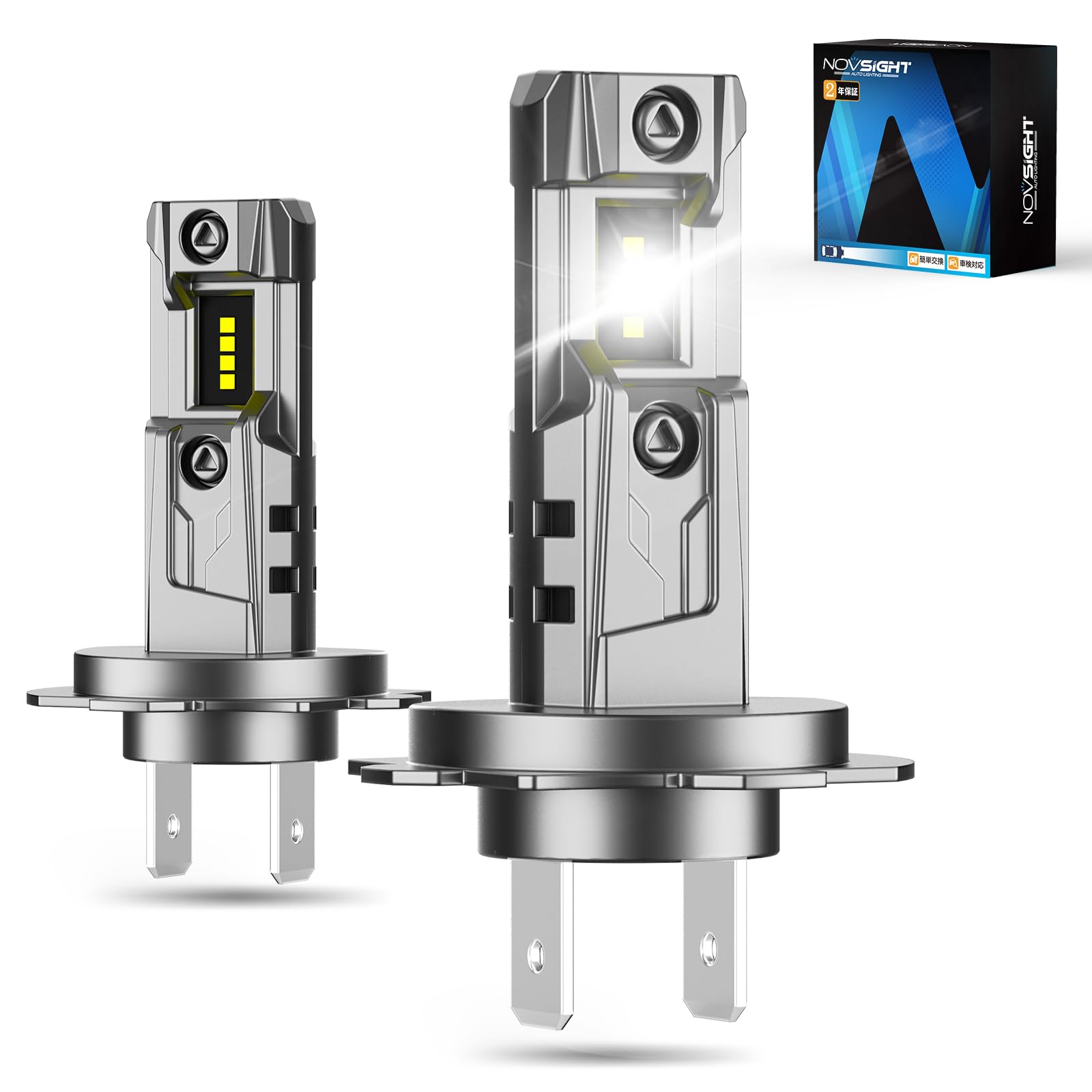 

Светодиодная фара NOVSIGHT серии Halo H7, Мотоцикл, Новый стандарт техосмотра автомобиля, 30 000 лм, 30 H7