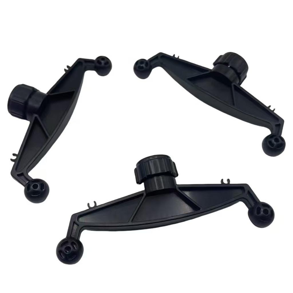 Double Socket 17mm Ball Mount Adapter Base For Expanding Car Dashboard Phone Holders To Two Devices