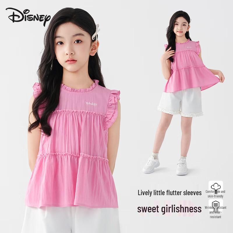 Disney Girls  Flutter Sleeve Babydoll Top 130