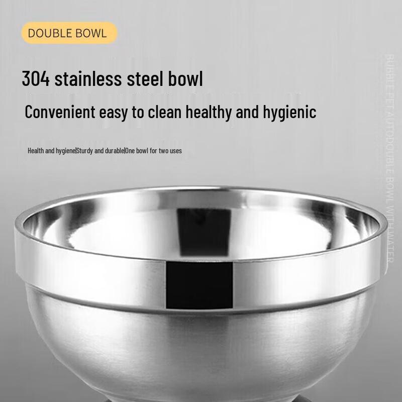 Huìhuáng 304 Stainless Steel Double-Layer Insulated Bowl