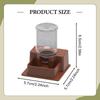 Automatic Reptile Water Dish Container Decorative Easy to Clean Creative Feeder Station Drinking Tool for Geckos Tortoise