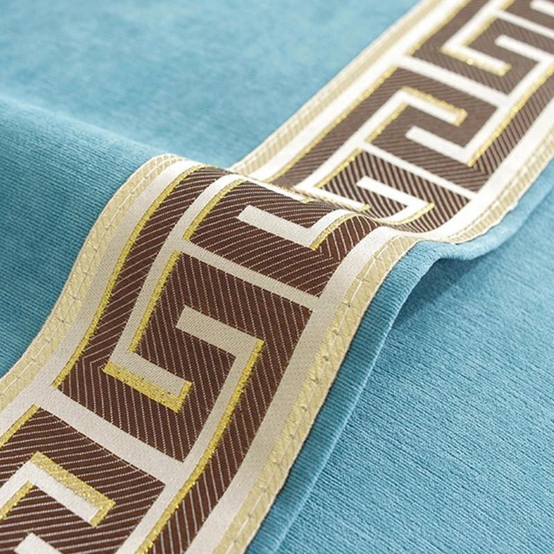Chinese Style Antique Sofa Cushion High End Anti Slip Sofa Cover Snow Resistant Seat Towel Cloth Living Room Sofa Protective Mat