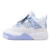 Air Jordan 4 Retro TD Non dimenticarmi Scarpe da ginnastica per bambini Bianco Tinta blu Verde petrolio IB8961-100