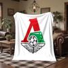 Lokomotiv Moscow Print Flannel Blanket Soft Warm Sofa Bed Throw Blanket For Home Office Bedroom