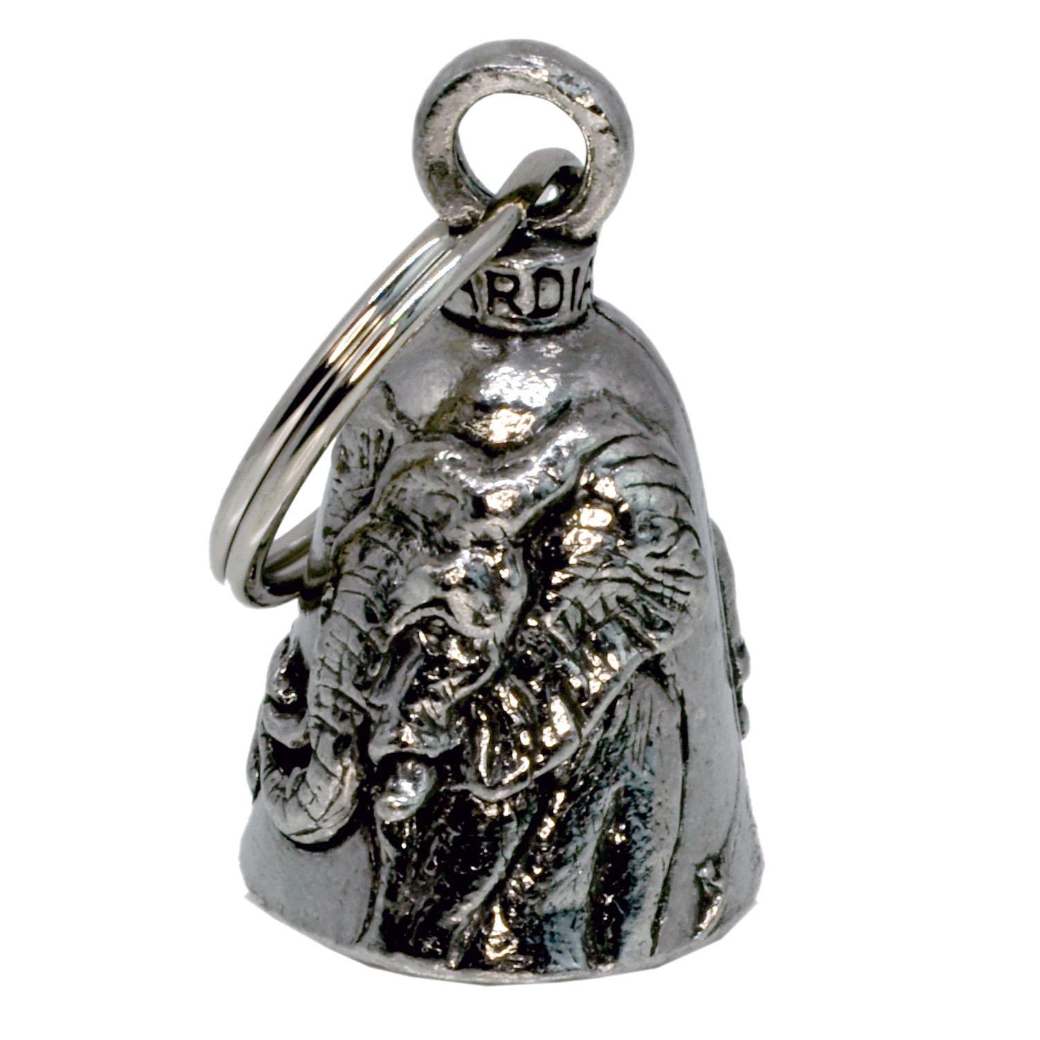 

Guardian Bell USA AMGB-089 Made in USA GUARDIAN BELL Elephant Biker Amulet Keychain Traffic Safety Amulet Bell