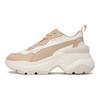 Puma  Cilia Wedge Warm White Toasted Almond Women Sneakers Cream Gold 393915-04