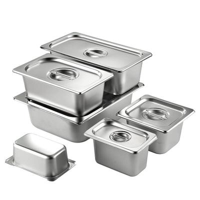 Plat à buffet en acier inoxydable KAZHI avec couvercle
