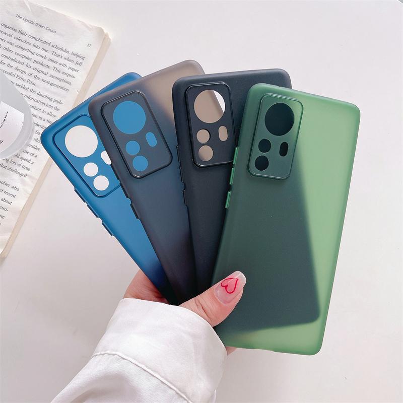 0.3mm Ultra Thin Silicone Case For Xiaomi Mi 14 13 13T 12 12s Pro Ultra 12x Transparent Matte Soft Back Cover Slim Bumper Funda