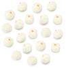 20pcs Plush Fur Covered Ball Beads Charms Imitation Rabbit Fur Pompom Pendant For Jewelry Making DIY Necklace Bracelets Earrings