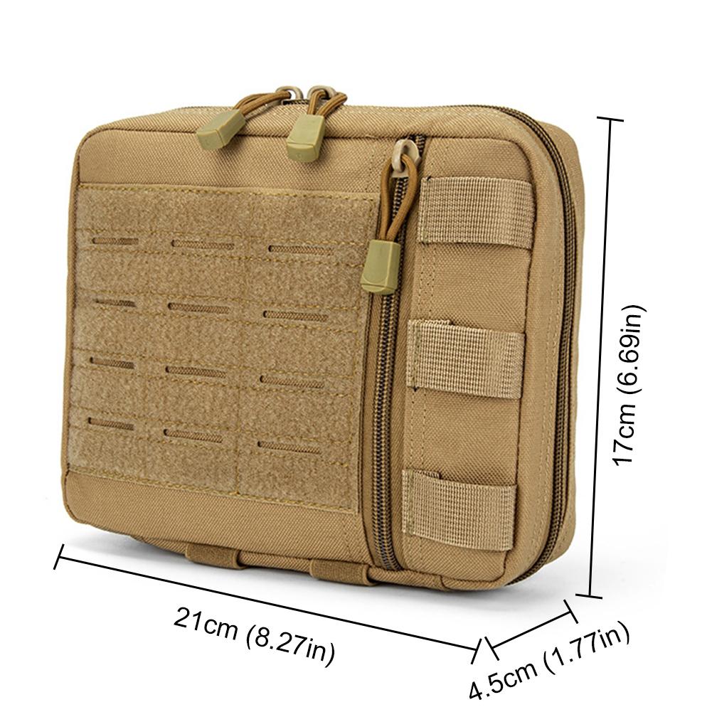 EDC Organizer Tool Pouch Multi-Purpose EDC Waist Belt Pack Multi-Pockets Camping Survival Pouch for Outdoor Sports