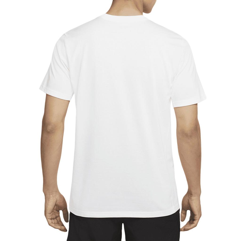 Nike Dri-Fit Printed Crew Neck Casual Short Sleeve T-Shirt Men Tops White DD6903-100