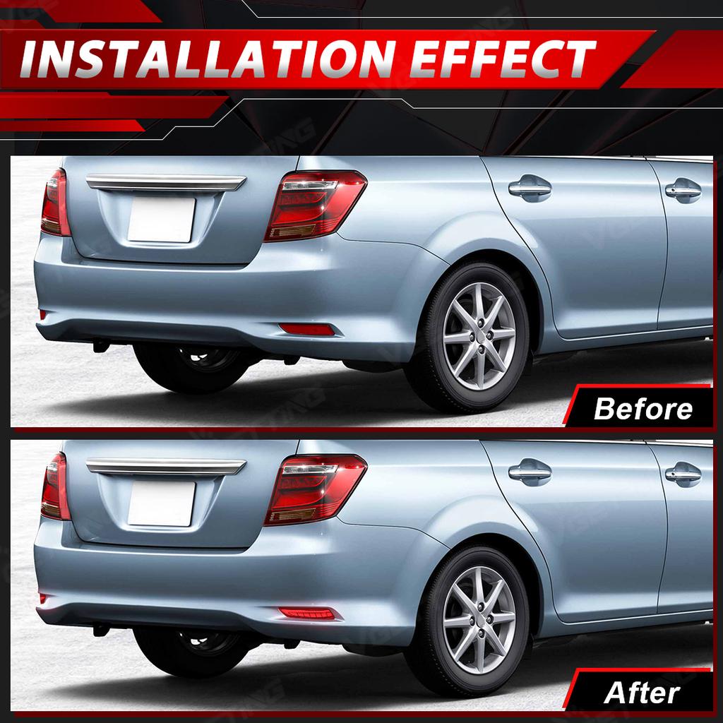 LED Rear Bumper Reflector Lights For Toyota Axio Corolla 2015 2016 2017 2018 For Lexus LS460 LS600hL 81910-50010 81920-50010