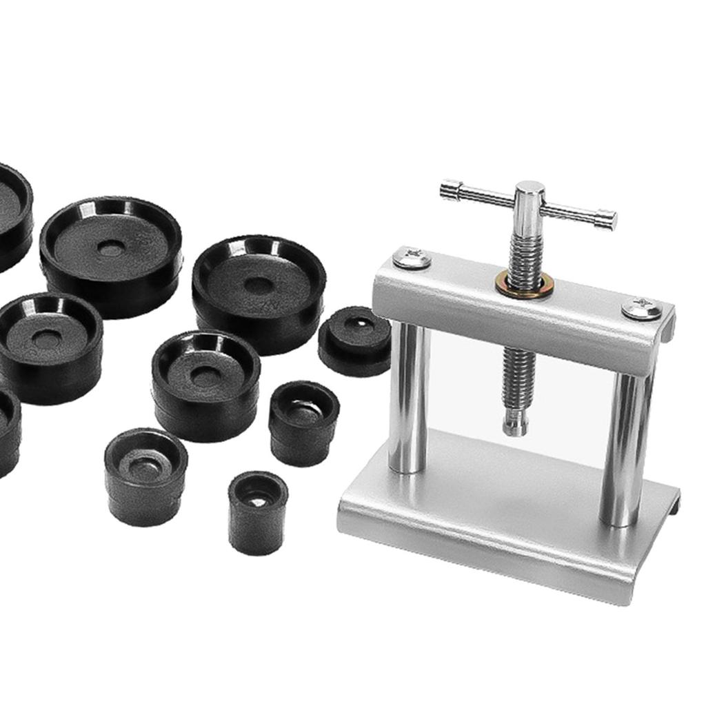 1 Watch Press Repair Tool Kit Back Case Closer Fitting Dies Watchmaker Metal Construction