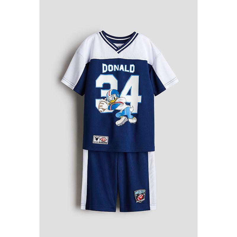 

[Disney Series] HM Children s Clothing Boys Suit 2025 Autumn New Arrival Casual T-shirt Shorts 1142273