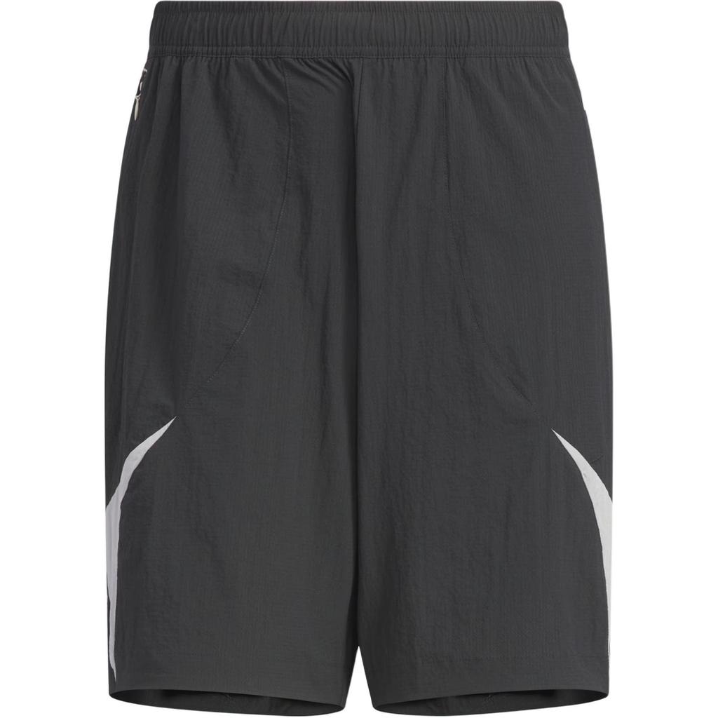 Adidas Future Style Color Block Drawstring Loose Fit Sports Casual Shorts Men Shorts Carbon-Black Light-Gray JL9995