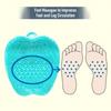 Shower Foot Scrubber Foot Massager With Non Slip Suction Cups Bend free Foot Cleaner Mat for Foot Care Massage Clean