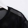 Women's Mesh Yoga Shirt Sexy Short Sleeve Sport Top Blouse Cover Up Quick Dry Gym Clothes Running Fitness Tank