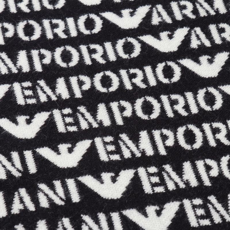 EMPORIO ARMANI Sweaters Men's Navy Blue White Crew Neck Moderate Other 6R1MU2-1MMKZ-F905