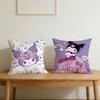 K-kuromi-i Cute Cartoon Cushion Cover For Pillow Printing Sofa Decoration Home Car Room Coffee Shop Office Nordic Simplicity