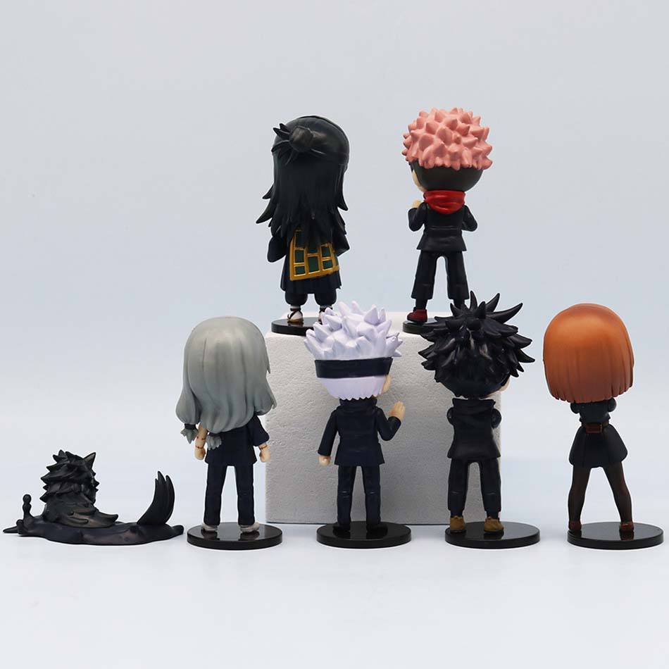 Verkauft Q Posket Jujutsu Kaisen 9cm Figur Satoru Gojo Itadori Yuji Geto Suguru Nobara Megumi Sammlungen Charakter Ornamente