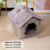 Enclosed Removable Washable Winter Pet House - Cat Nest & Dog Bed
