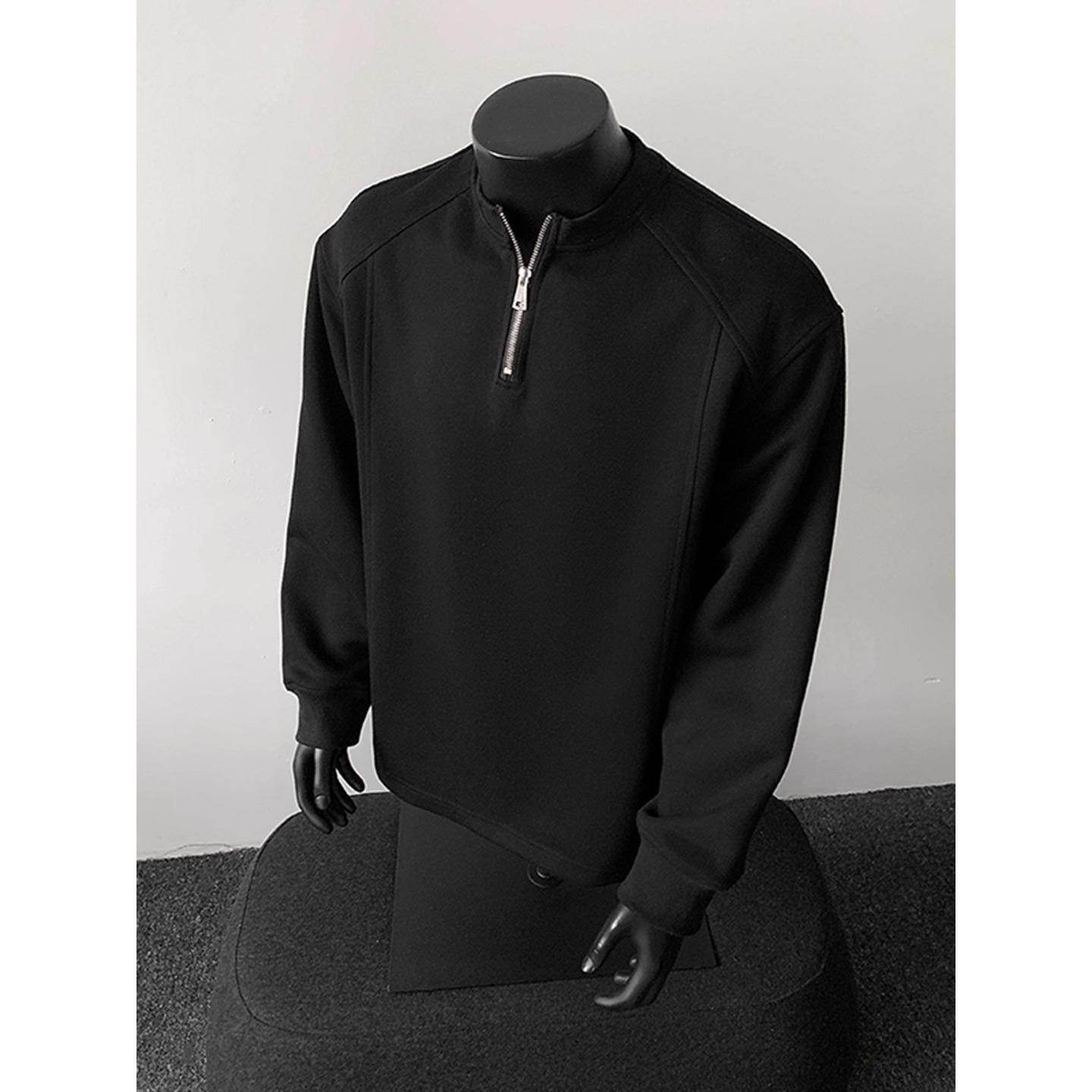Men s Trendy Half-Zip Hoodie Jacket - Autumn/Winter Collection: Versatile & Casual XL