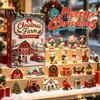 Christmas Party Favors 2026 Farm Advent Calendar, 24 Day Countdown Box with 2D Acrylic Room Decor Animal Ornaments, Festive Tree Hanging for