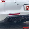 Dry Carbon Fiber Rear Diffuser for Porsche Panamera 2017-2023, KDA Style, Easy Installation