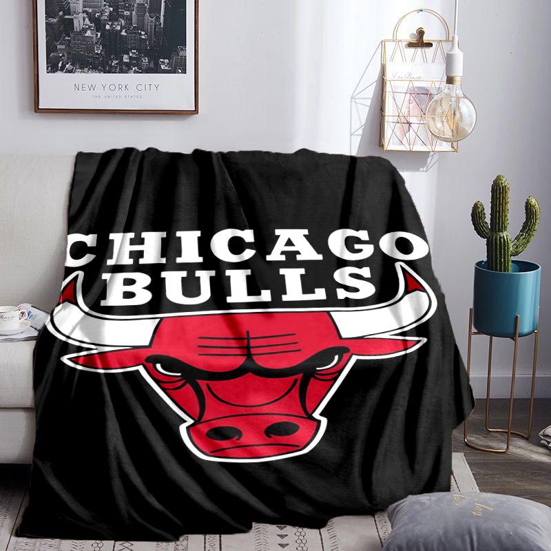 Chicago Neon Cityscape Throws Blanket Flannel Blankets Plush for Couch Bed Gifts for Men Women Travel picnic blanket Christmas fan gifts