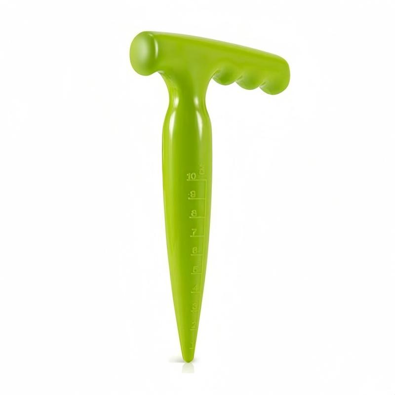 hole puncher plastic garden plant seed seedlings hole seedlings long handle hole seedling breeder garden tool светло-зеленый