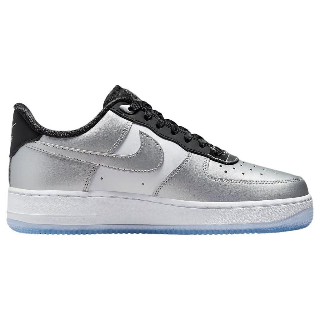 Nike Air Force 1 07 SE Chrome Pack - Metallic Silver Women Sneakers Black DX6764-001