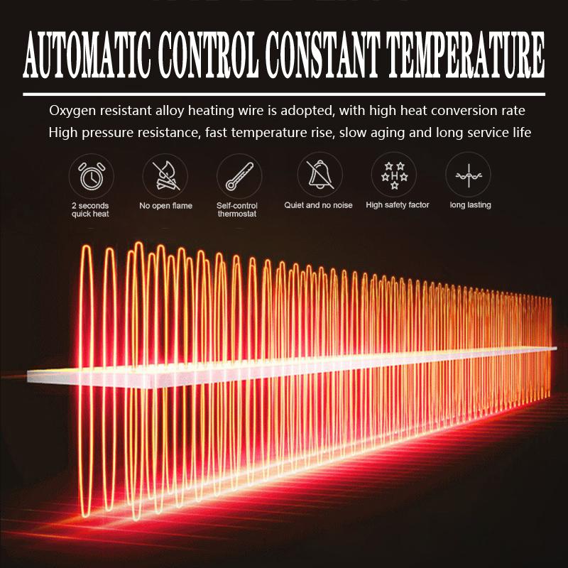 Tragbarer Autoheizer 360 Grad Premium Auto-Windschutzscheibenentfroster und Entfrostungszubehör Mini-Autoheizer