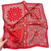 Retro Paisley White Silk Scarf: Versatile 70cm Summer Accessory & Gift